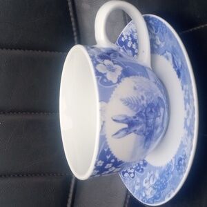 Beatrix Potter Tea Set Blue Toile By Zrike 2024
